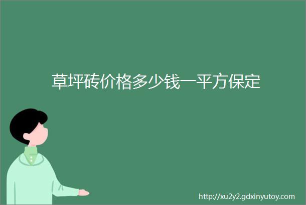 草坪砖价格多少钱一平方保定